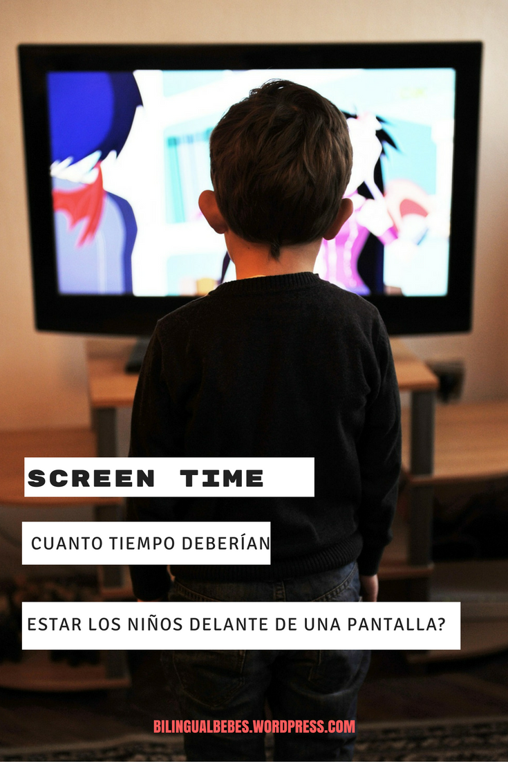 Tiempo de pantalla para niños pequeños